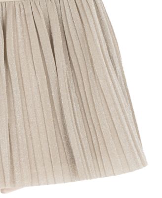 Big Girls' Fall Vibes Sweatshirt with Lurex Mesh Skort, 2 pc