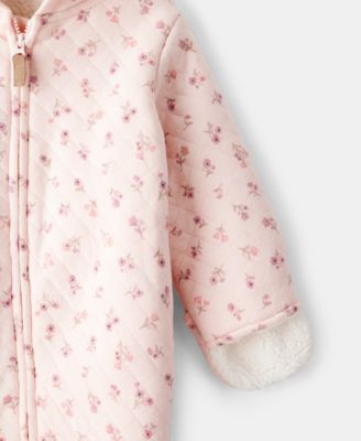 Baby Long Sleeve Quilted Pramsuit