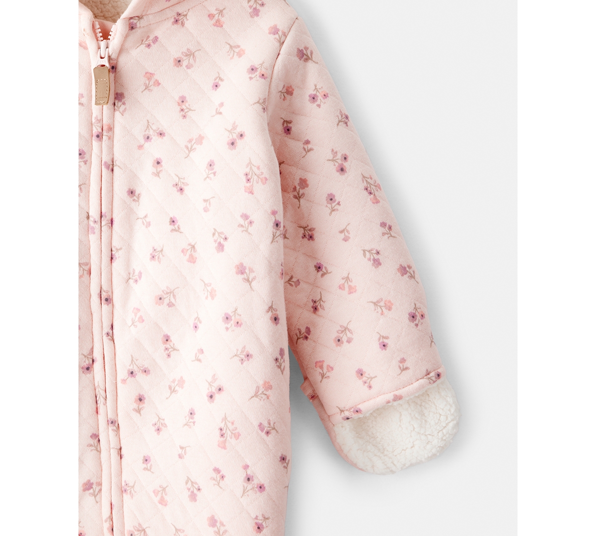 Carter's Baby Boys Long Sleeves Dinosaur Print Jumpsuit In Pink