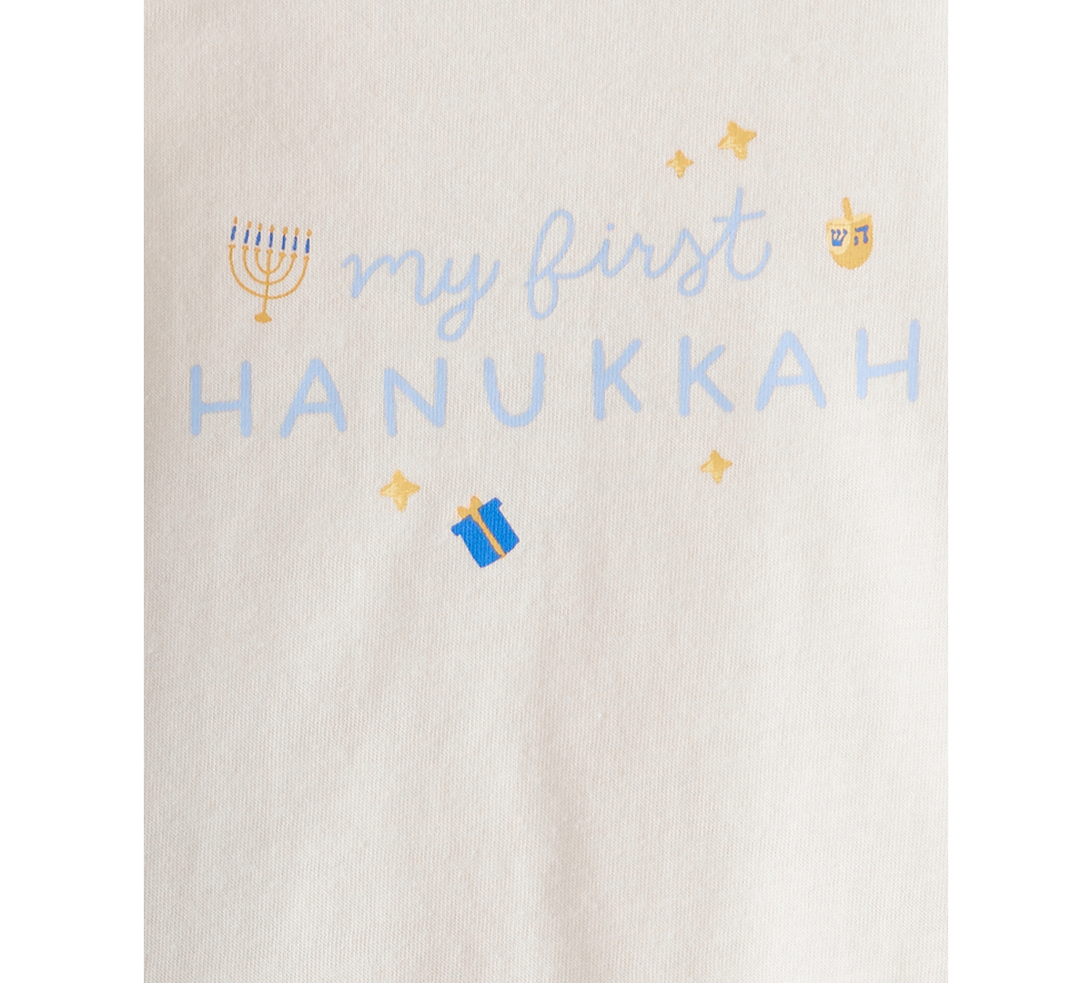Carter's Baby Boys Or Baby Girls My First Hanukkah Bodysuit And Pants, 2-piece Set In White