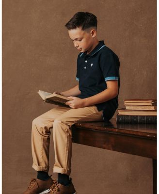 Little and Big Boys' Organic Skinny Stretch Twill Chino Pant