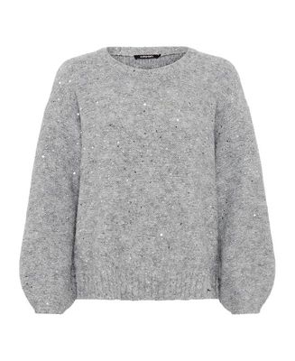 Women's Embellished Boucle Sweater