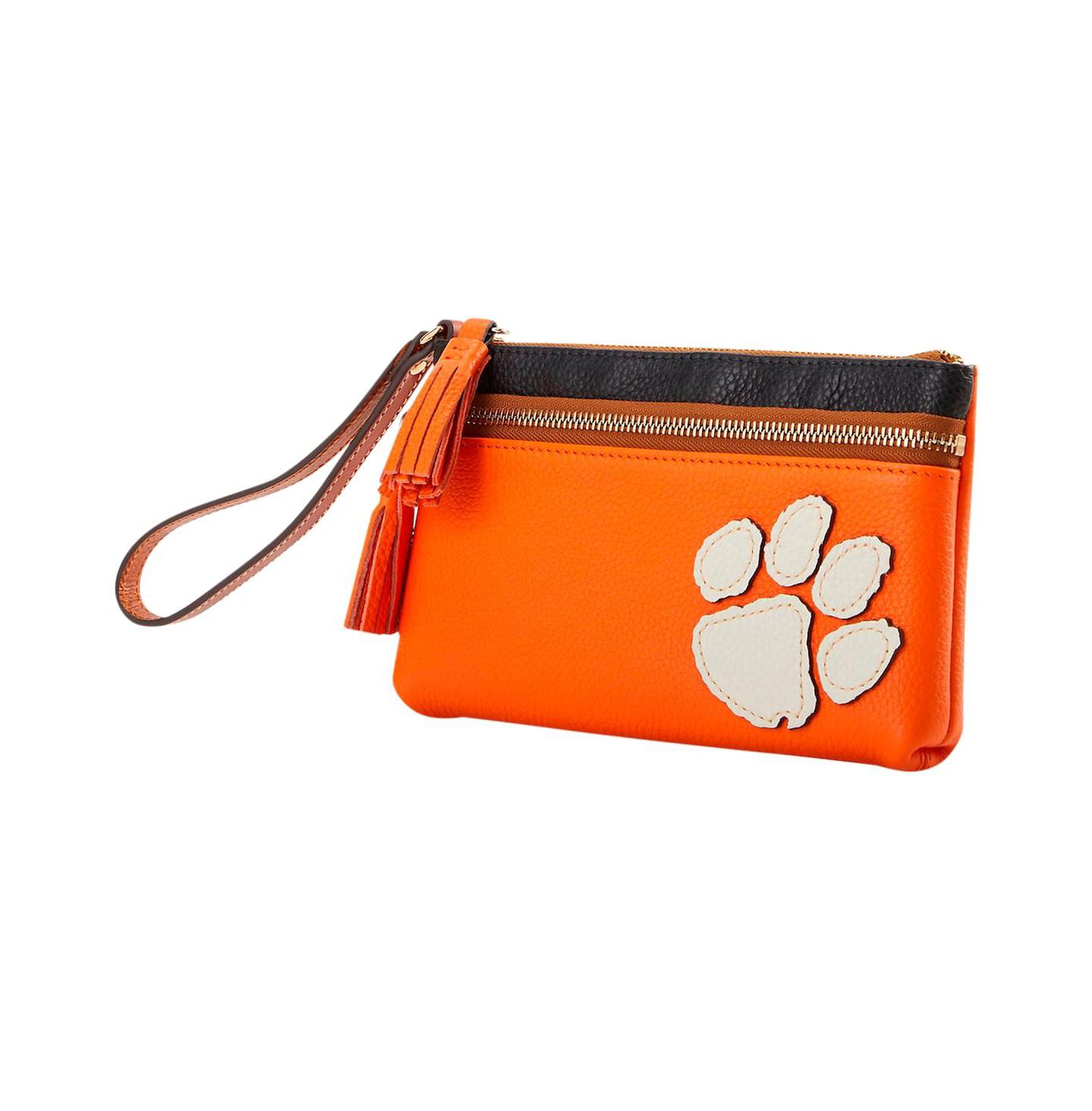 Двойной клатч-петля Dooney & Bourke Clemson Tigers Infield на молнии — фото 2