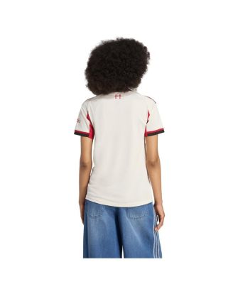Women's White Liverpool 2025/26 Away Replica Jersey