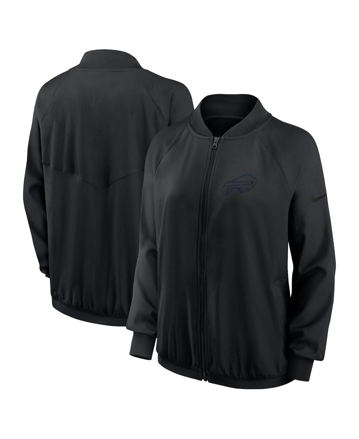 Nike Women's Black Buffalo Bills Raglan Full-zip Jacket