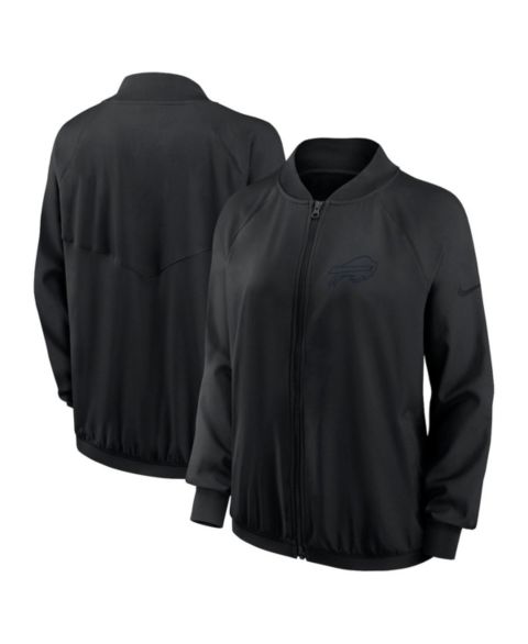 Женские куртки Nike Women's Black Buffalo Bills Raglan Full-Zip Jacket