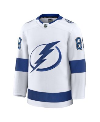 Men's Andrei Vasilevskiy White Tampa Bay Lightning Away Premium Jersey