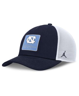 Jordan - Men's Navy/White North Carolina Tar Heels 2025 On-field Rise Engineered Trucker Adjustable Hat