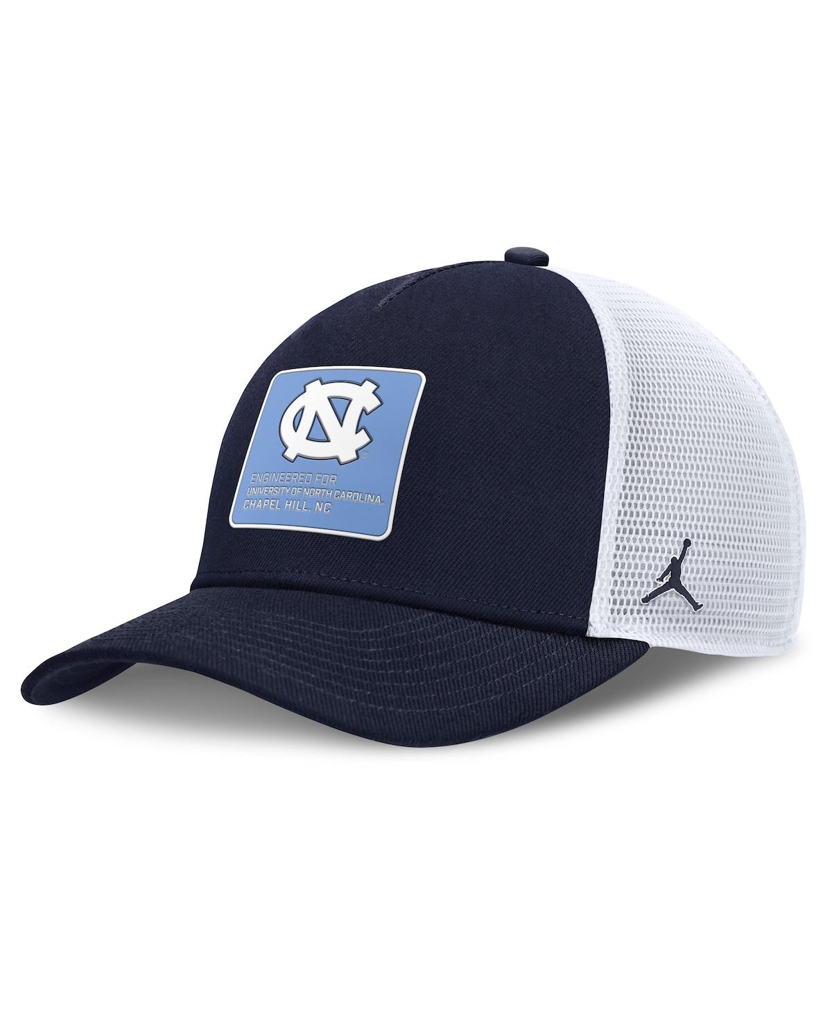 Jordan Men's North Carolina On-field Rise Engineered  Brand College Trucker Adjustable Hat In Blue