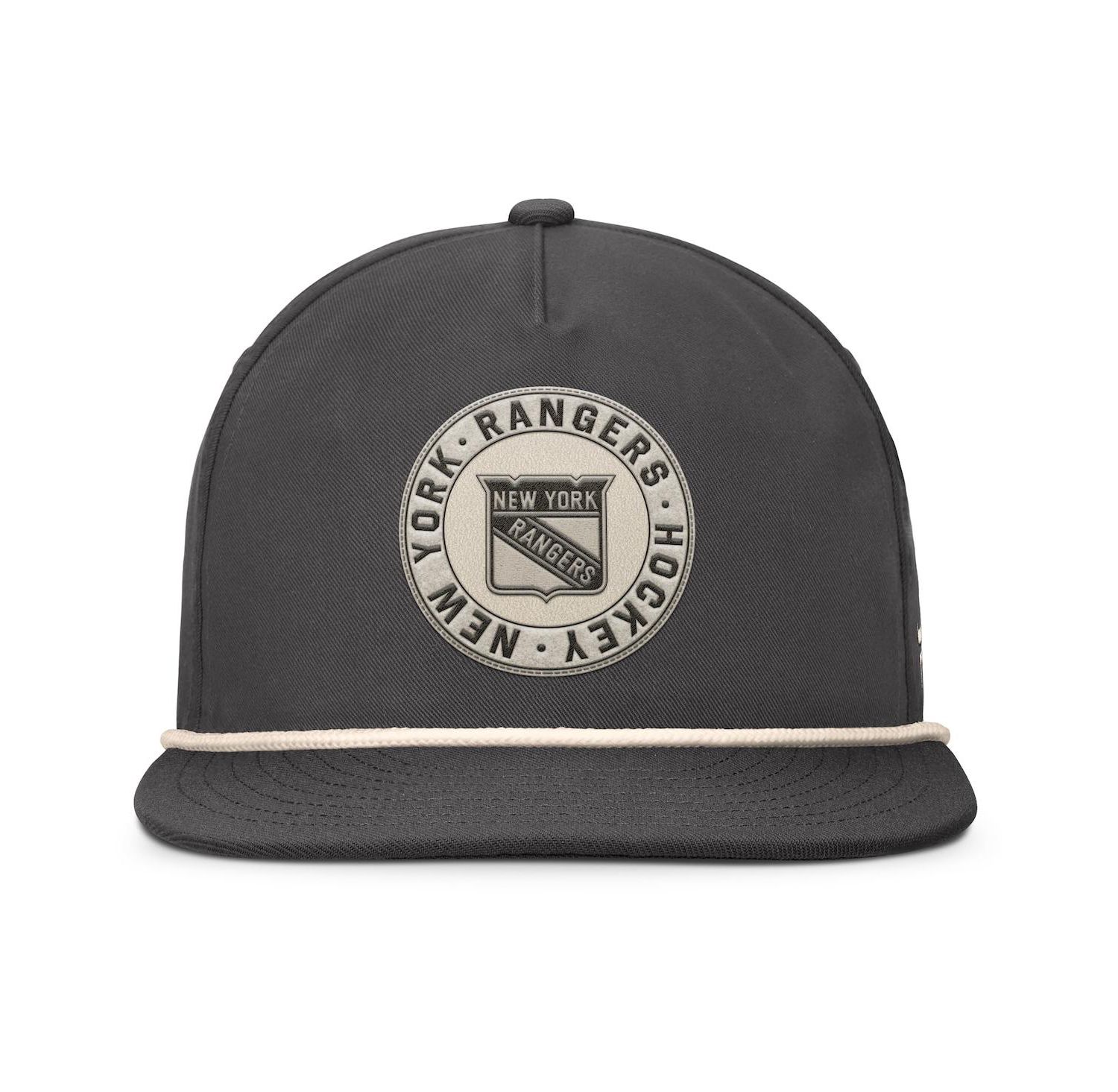 Men's Charcoal New York Rangers Closer Adjustable Hat