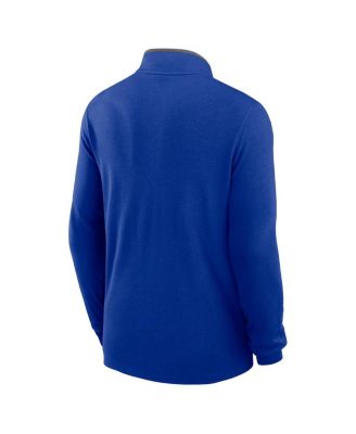 Men's Royal Buffalo Bills Lightweight Victory Performance Half-Zip Pullover