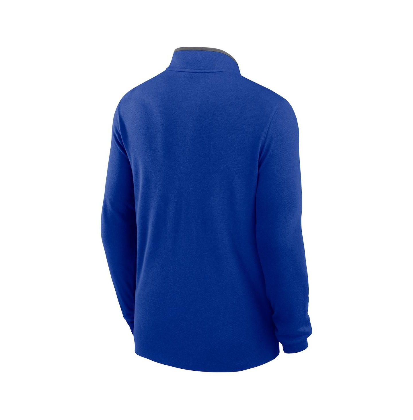 Мужской свитер Nike Royal Buffalo Bills Lightweight Victory Performance Half-Zip Pullover — фото 3