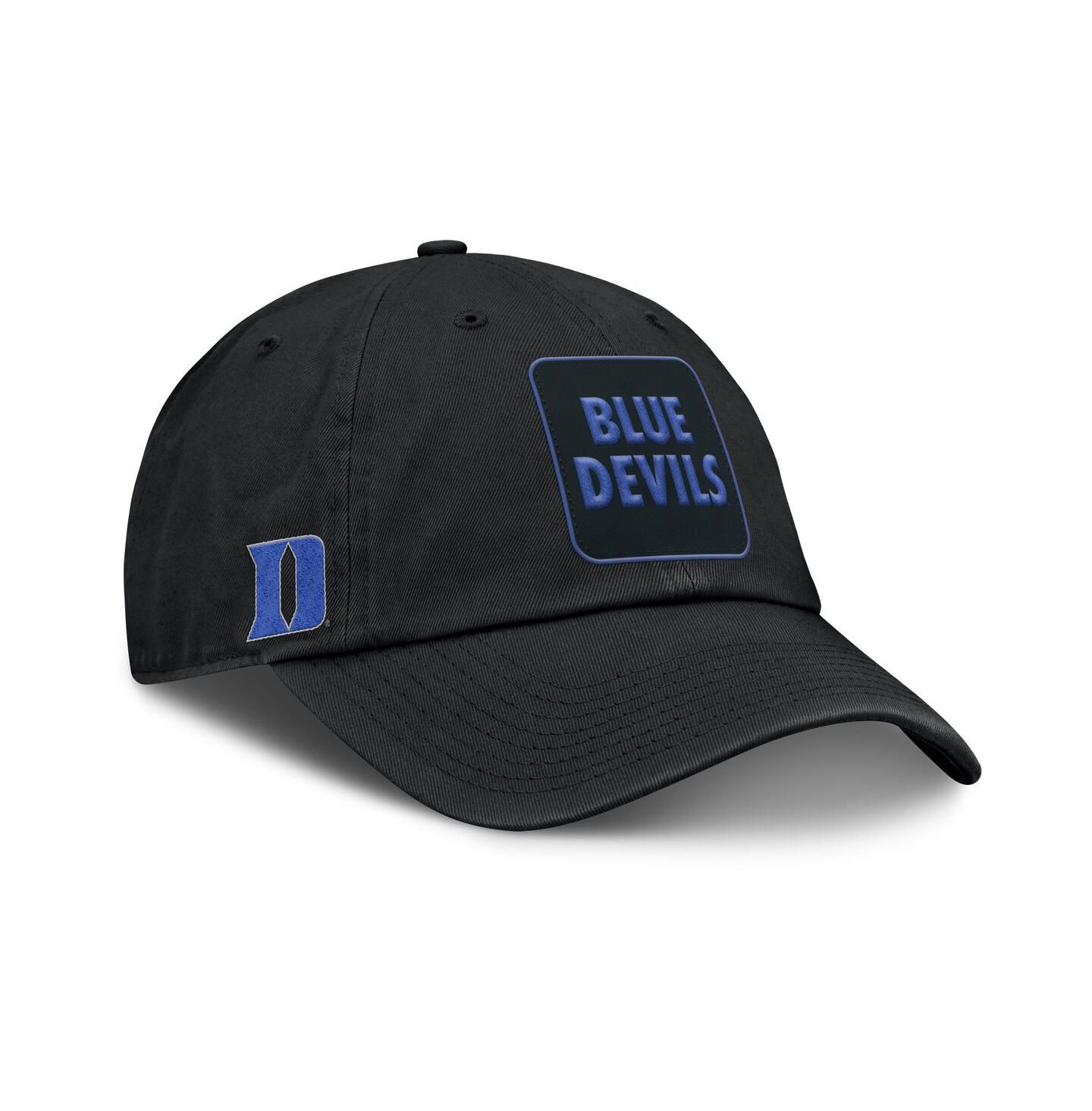 Мужская кепка Nike Black Duke Blue Devils Local Club Adjustable Hat — фото 3