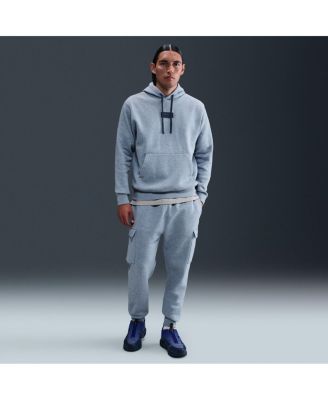Nike - Men's Heather Navy Paris Saint-Germain Club Pullover Hoodie