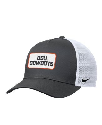 Nike - Men's Anthracite Oklahoma State Cowboys 2025 On-field Rise Trucker Performance Adjustable Hat
