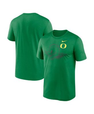 Nike - Men's Green Oregon Ducks Campus Shadow Legend Performance T-shirt