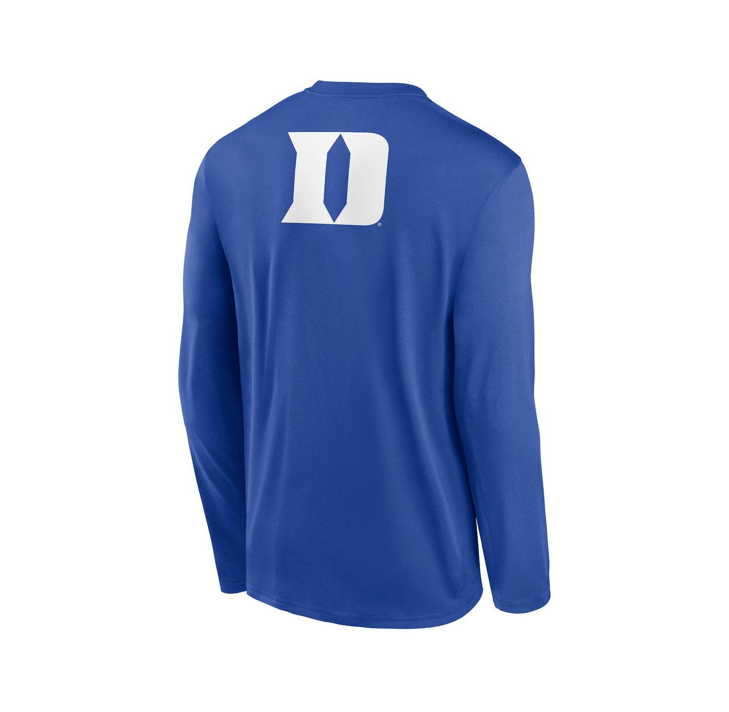 Men's Royal Duke Blue Devils Primetime Campus 2-Hit Legend Long Sleeve T-Shirt
