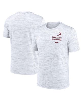 Nike - Men's White Alabama Crimson Tide Velocity Stacked Performance T-shirt