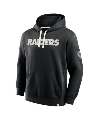 Men's Black Las Vegas Raiders New Horizons Heritage Pullover Hoodie