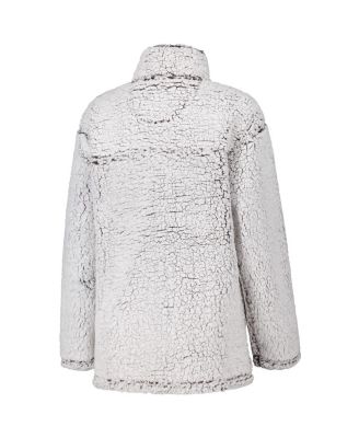 Women's Gray Cleveland Browns Sherpa Full-Zip Jacket