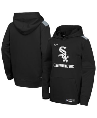 Nike - Big Boys and Girls Black Chicago White Sox Authentic Collection Therma-FIT Hoodie