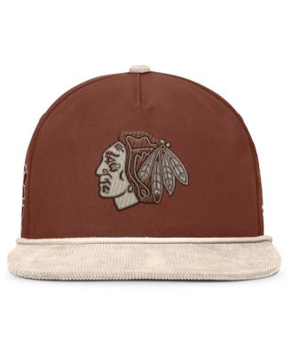 Men's Brown/Cream Chicago Blackhawks Reminisce Vintage Adjustable&nbsp;Hat