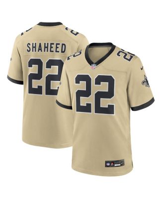 Nike - Men's Rashid Shaheed Gold New Orleans Saints Gameday Golds Alternate Game Player Jersey