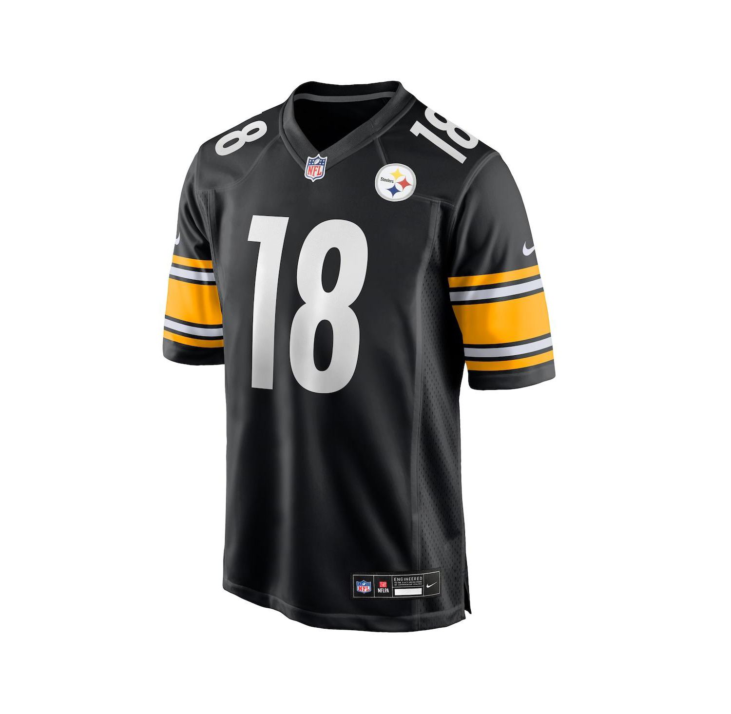 Men's Will Howard Black Pittsburgh Steelers Team Game Jersey