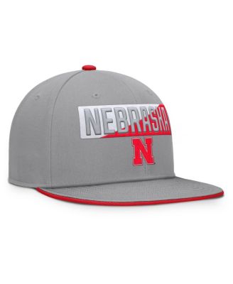 Men's Gray Nebraska Huskers Duo Snapback Hat