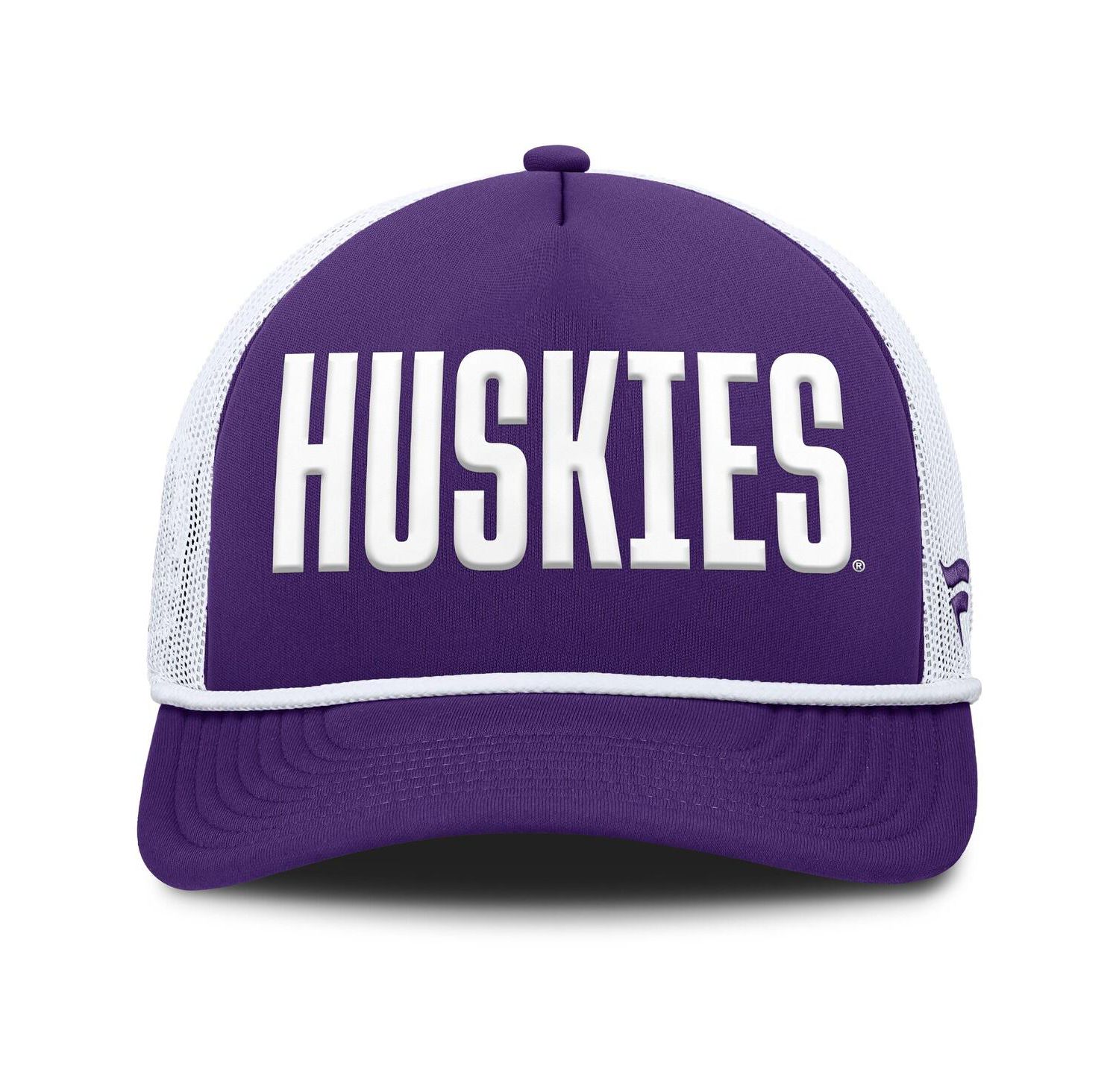 Men's Purple Washington Huskies Dutch Foam Front Adjustable Trucker Hat