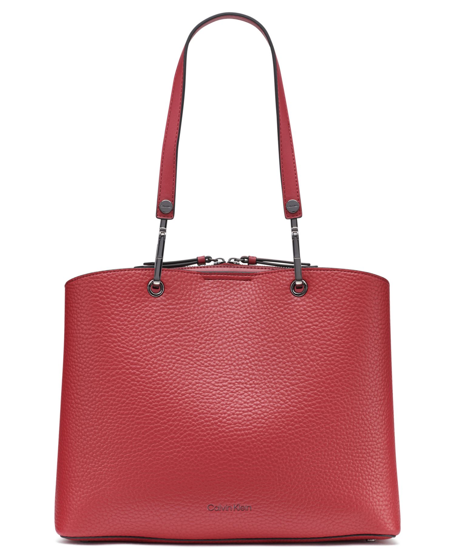 Garnet Large Triple Compartment Tote Handbag