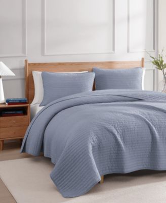 Christopher Texture Cotton Reversible 2-Pc. Quilt Set, Twin