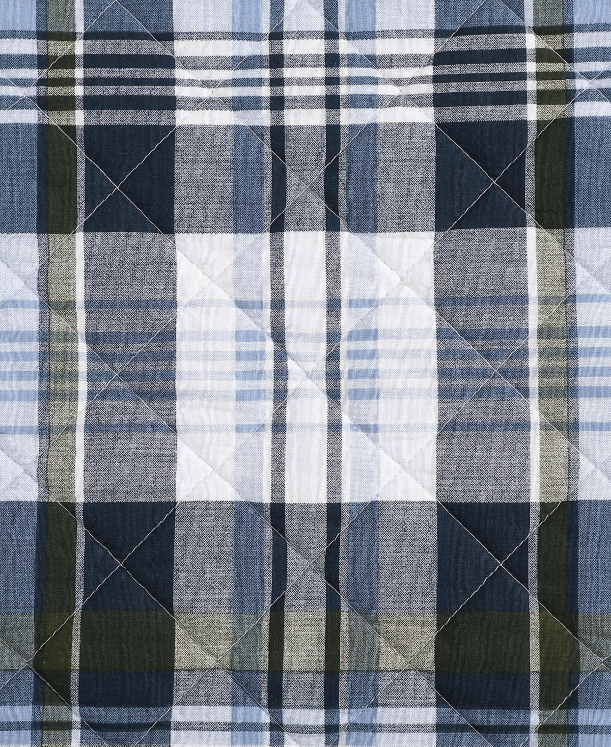 Tommy Hilfiger Bleecker Plaid Cotton Reversible 3-Pc. Quilt Set