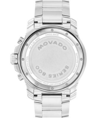 Men's Series 800 Swiss Quartz Chrono Performance Stainless Steel Watch, 42mm