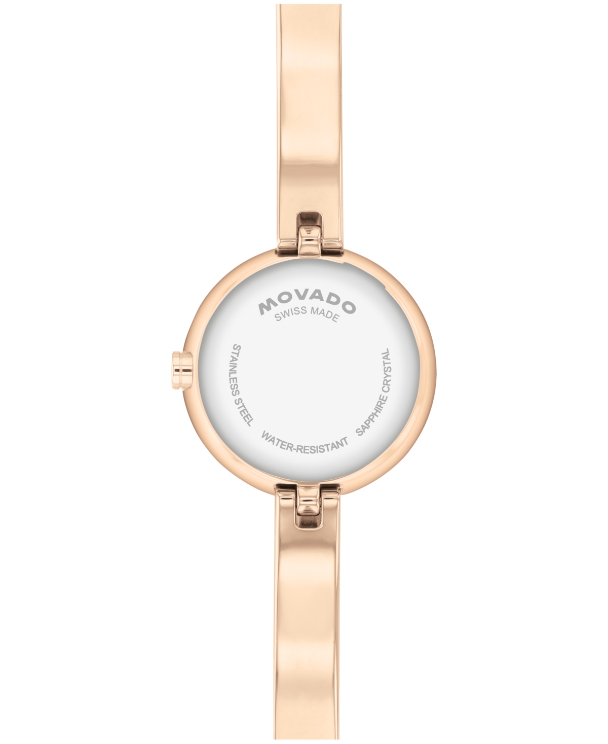 Movado Women's Museum Bangle Round Swiss Quartz Mid Rose Watch, 21.50mm In Gold