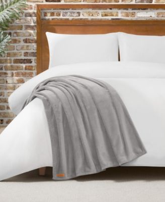 Solid Plush Throw, 50" x 70"