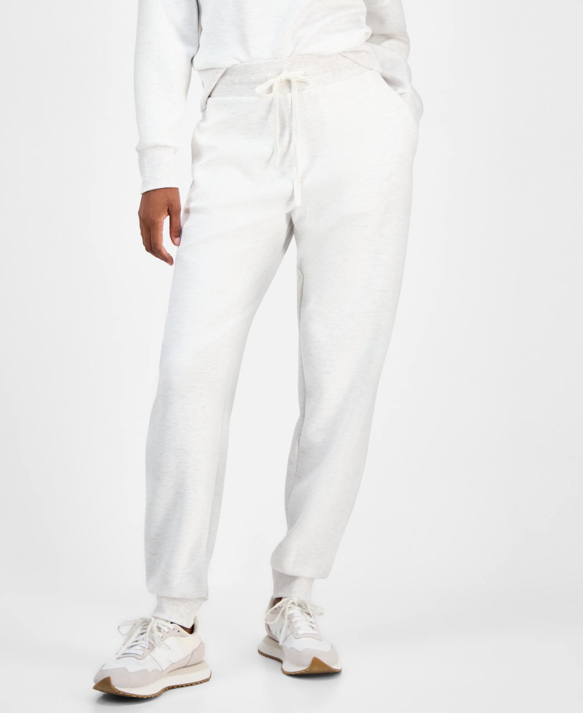 And Now This Petite Ribbed Relaxed Fit Joggers, Macy's Exclusive