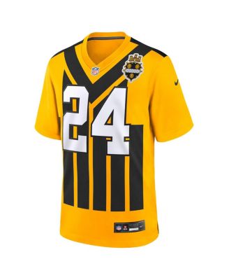Men's Joey Porter Jr. Gold Pittsburgh Steelers Alternate 1933 Throwback Game Jersey