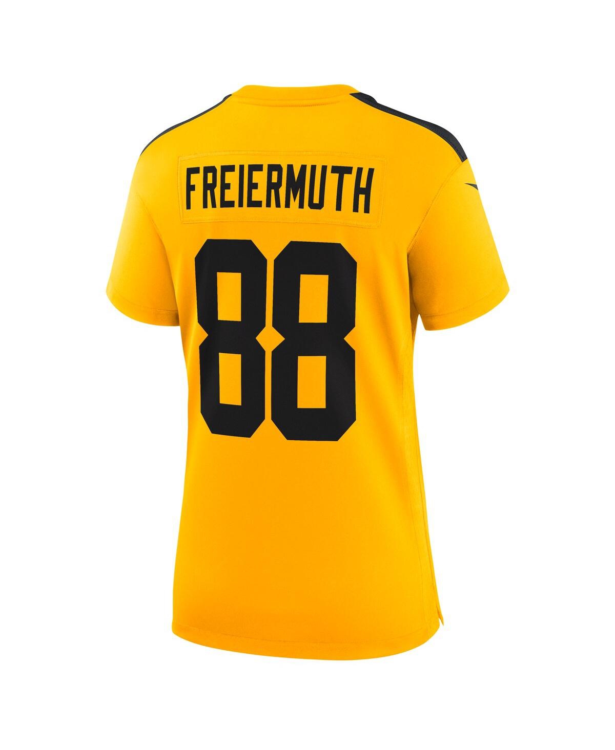 Nike Pat Freiermuth Gold Pittsburgh Steelers Alternate 1933 Throwback Game Jersey In White