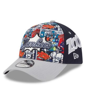 New Era - Men's Navy/Gray New York Yankees 2025 MLB Diamond Hero Edition A-Frame 9FORTY Adjustable Hat