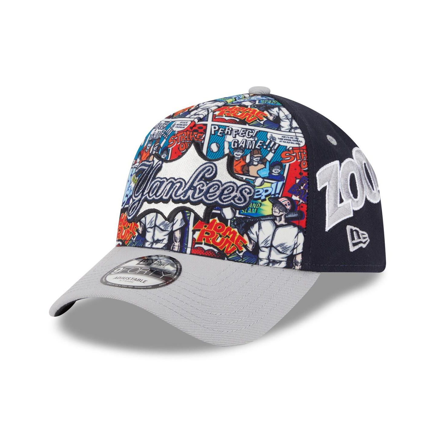 Мужская кепка New Era Navy/Gray New York Yankees 2025 MLB Diamond Hero Edition A-Frame 9FORTY Adjustable Hat — фото 1