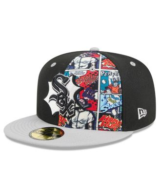 New Era - Men's Black/Gray Chicago White Sox 2025 MLB Diamond Hero Edition 59FIFTY Fitted Hat