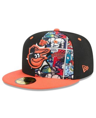 Men's Black/Orange Baltimore Orioles 2025 MLB Diamond Hero Edition 59FIFTY Fitted Hat