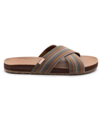 Women's Zensole Cascades Faux Leather Double Strap Slide Sandals