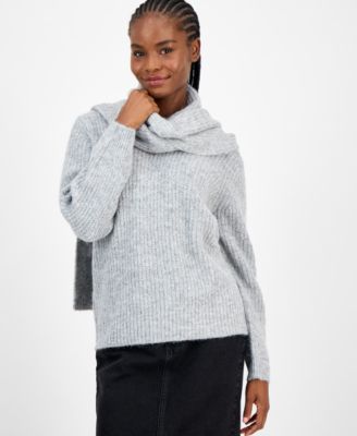 Women's Scarf-Neck Sweater