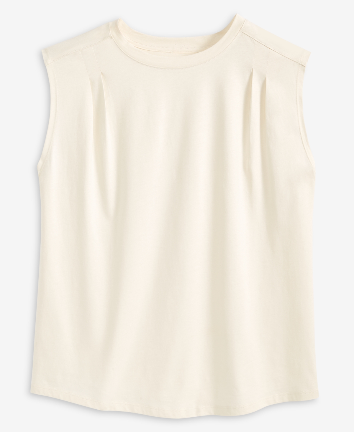 Inc International Concepts Womens Embellished Cotton Top Pxs 3x Created For Macys In White