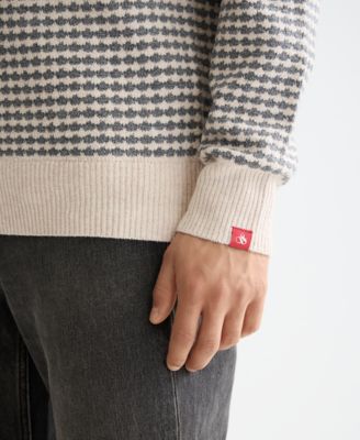 Men's Chenille Pattern Long Sleeve Sweater