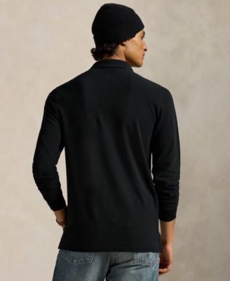 Men's Classic Fit Polo Bear Long-Sleeve Polo Shirt