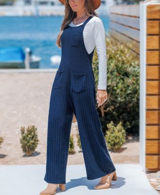 Women's Feeling Bubbly Blue Jumpsuit