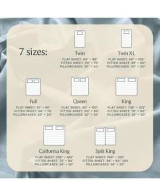 3-PC Striped Silky Soft Cooling Deep Pocket Sheet Set, TwinXL